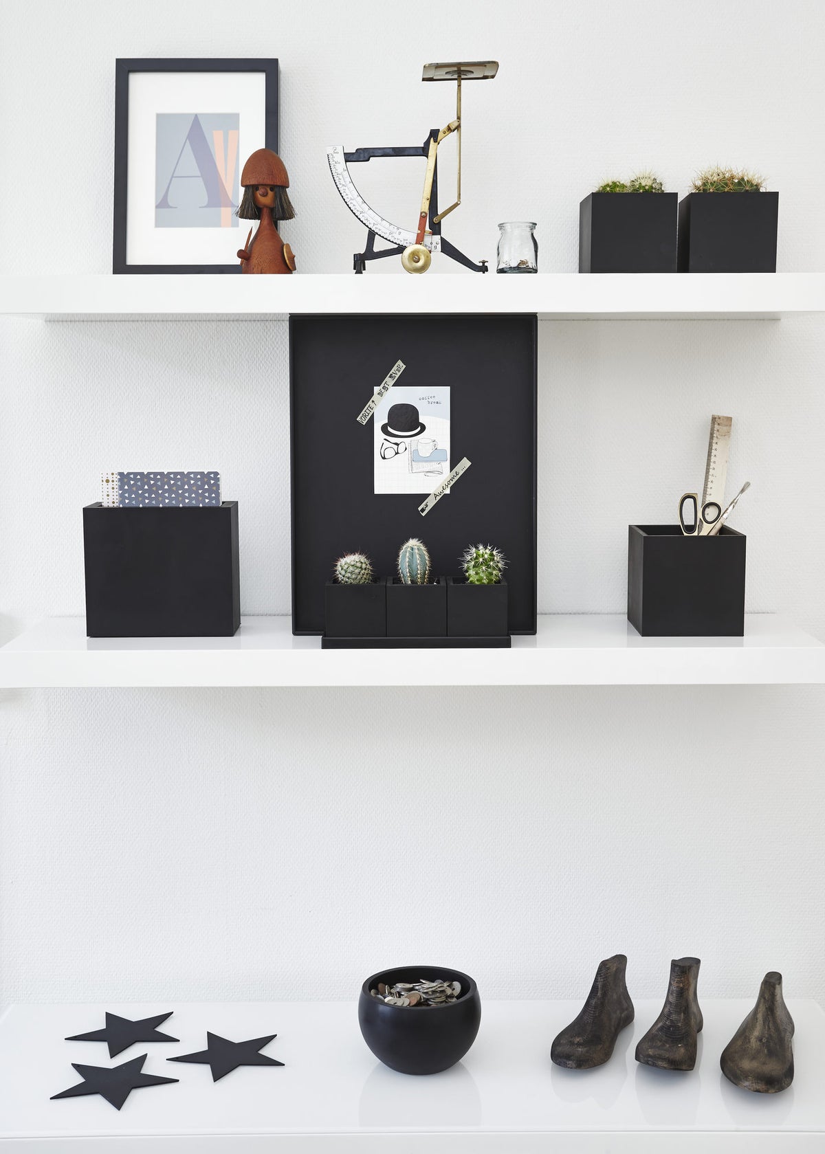 A personal touch on the shelf